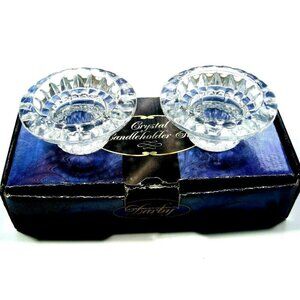 Darby crystal taper candle holder candleholder set